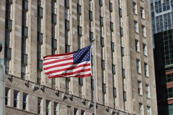 Usa Flag City — Stock Photo, Image