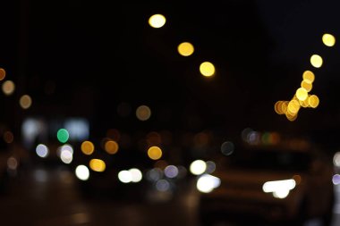 Gece şehir ışıkları