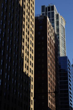 Chicago, Illinois şehir merkezinde mimarlık