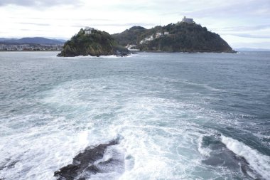 San Sebastian sahili manzarası