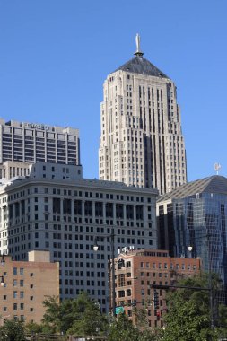 Chicago, Illinois şehir merkezindeki binalar