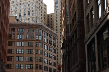 Detroit, Michigan şehir merkezinde mimar.