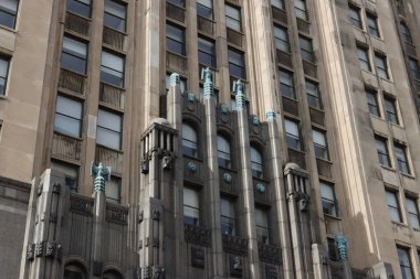 Detroit, Michigan şehir merkezinde mimar.
