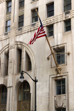 Detroit, ABD şehir merkezinde mimarlık.