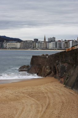 San Sebastian, İspanya 'da şehir manzarası