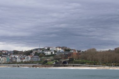 San Sebastian, İspanya 'da şehir manzarası