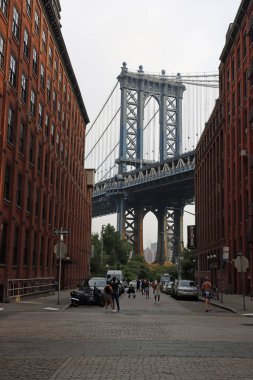 Manhattan Bridge Brooklyn, New York City'den gördüm