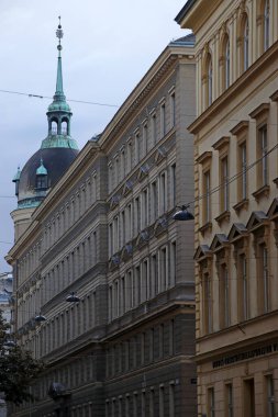 Viyana şehir merkezinde mimarlık