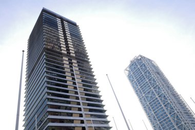 Barselona şehir merkezinde mimarlık