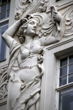 Avusturya, Viyana 'da bir binanın cephesi