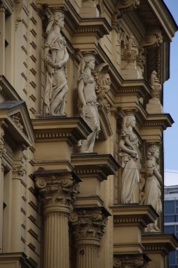 Avusturya, Viyana 'da bir binanın cephesi