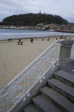 San Sebastian, İspanya 'da şehir manzarası
