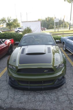  Ann Arbor, Michigan 'ın varoşlarında araba buluşması