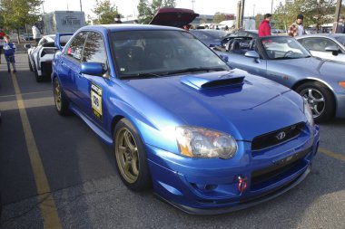  Ann Arbor, Michigan 'ın varoşlarında araba buluşması