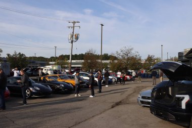  Ann Arbor, Michigan 'ın varoşlarında araba buluşması