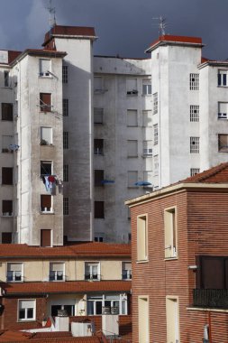 İspanya 'nın Bilbao kentindeki binalar