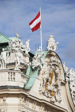 Avusturya 'nın Viyana şehrinde heykel