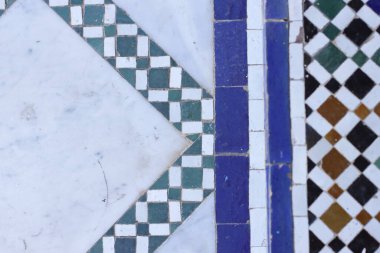 Fas 'taki Marakeş Sarayı' nda Arap mimarisi