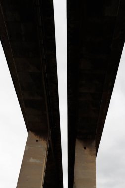 Bridge over the river of Bilbao, Spain clipart