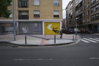 İspanya 'nın Barakaldo kentindeki kentsel çevre