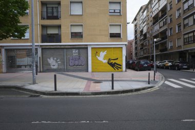 İspanya 'nın Barakaldo kentindeki kentsel çevre