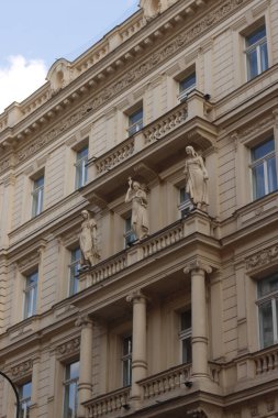 Prag şehrinde şehir manzarası