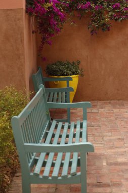 Marakeş, Fas 'taki bahçe.