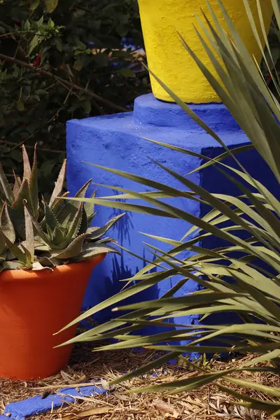 stock image Garden in Marrakech, Morocco