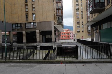 Bilbao şehrindeki şehir manzarası