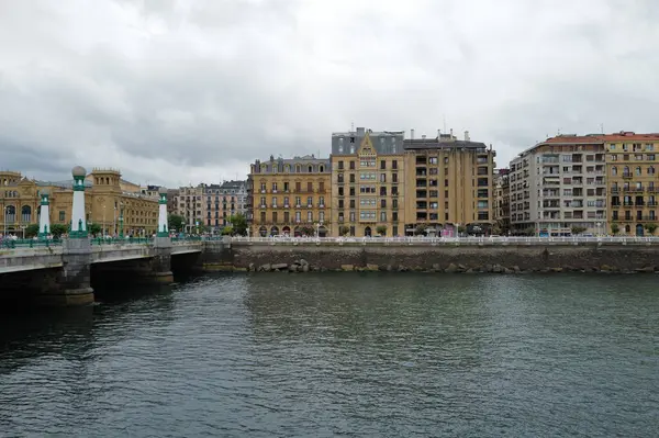 stock image View of the downtown of San Sebastian, Spain