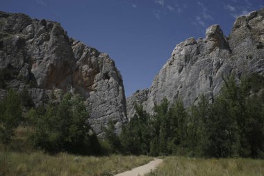 İspanya 'nın Yecla kentindeki dağlık arazi