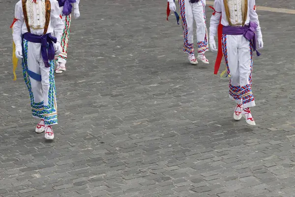 stock image Basque folk dance exhibition