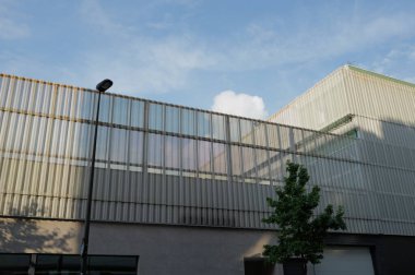 İspanya 'nın Bilbao şehrinde şehir manzarası