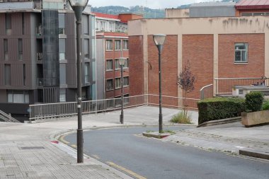 İspanya 'nın Bilbao şehrinde şehir manzarası