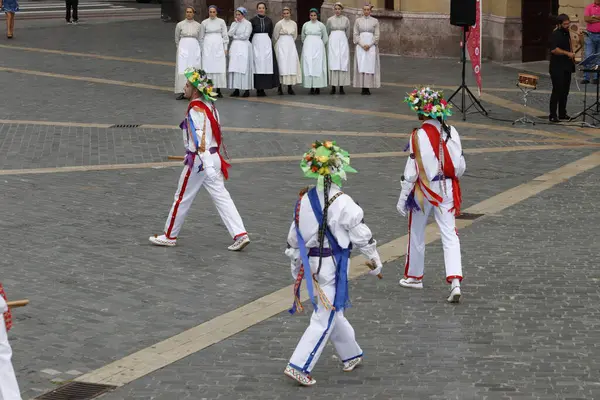 stock image Basque folk dance exhibition