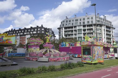 Şehirdeki eğlence parkı.