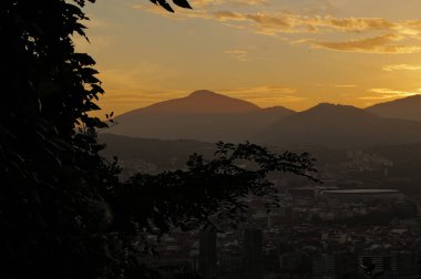 Akşamları şehir parkı