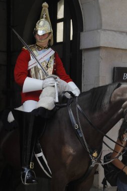 Londra 'da at üstünde bir muhafız