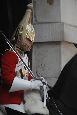 Londra 'da at üstünde bir muhafız