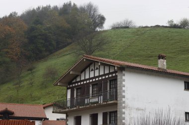 Village in the Northern of Navarre, Spain clipart