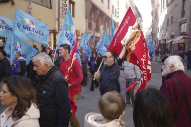 Floransa, İtalya 'da insan hakları gösterisi