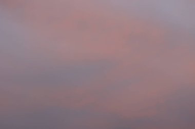 Pink clouds in the morning