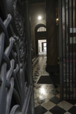  İtalya 'nın Floransa şehrinde bir evin cephesi