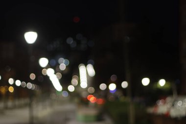 Gece soyut kentsel arkaplan