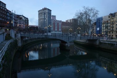 İspanya 'nın Bilbao kentindeki kentsel çevre