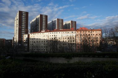 İspanya 'nın Bilbao kentindeki kentsel çevre