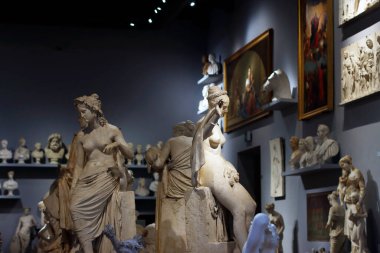 İtalya, Floransa 'daki sanat müzesini ziyaret edin.