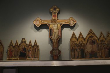 İtalya, Floransa 'daki sanat müzesini ziyaret edin.