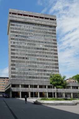 San Sebastian, İspanya şehir merkezinde kentsel çevre