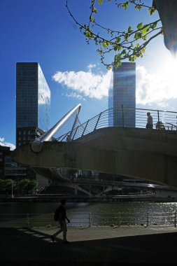 İspanya 'nın Bilbao şehrinde mimarlık